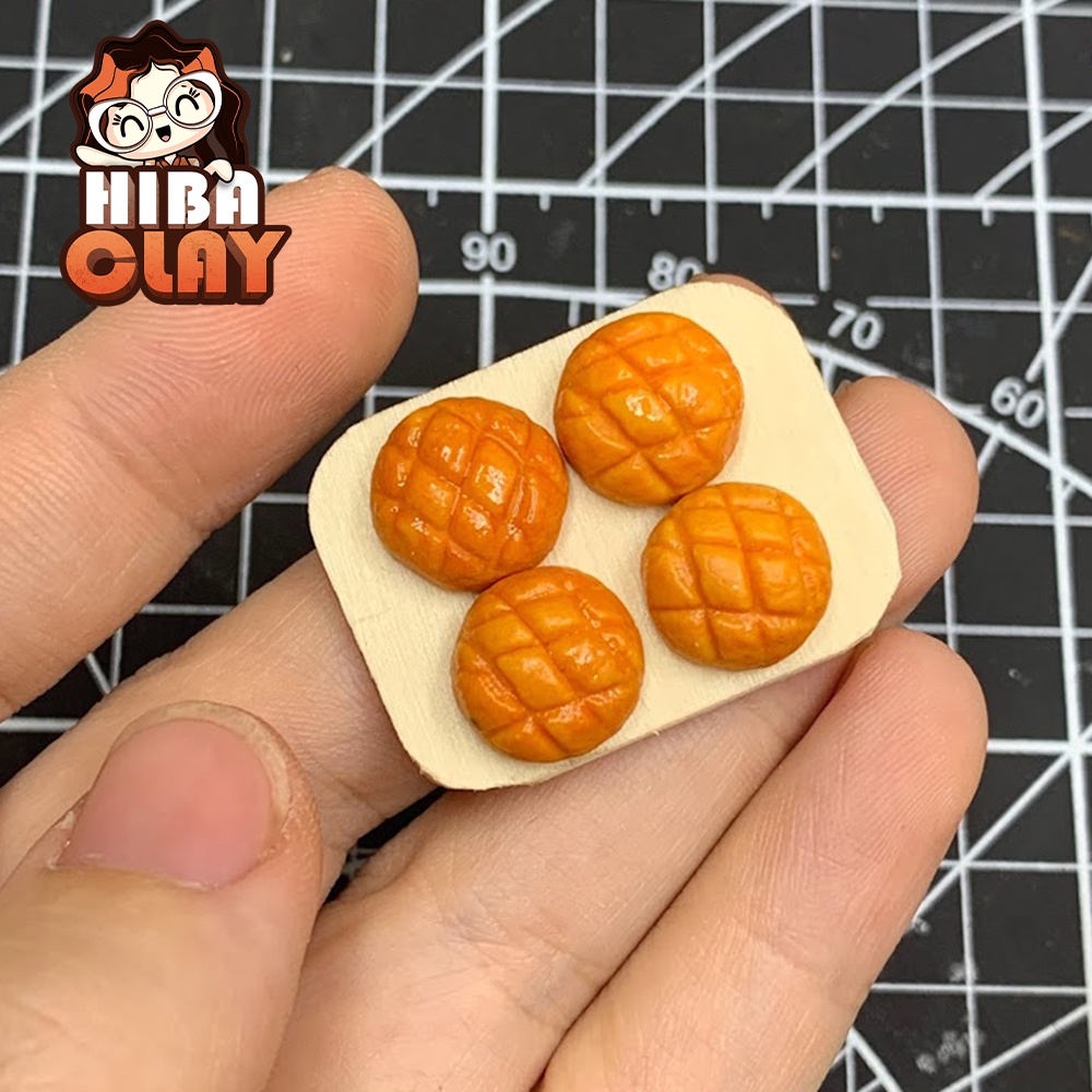 Bánh mì tròn Mini Food, đồ ăn tí hon, đồ ăn mini mô hình cho búp bê DIY