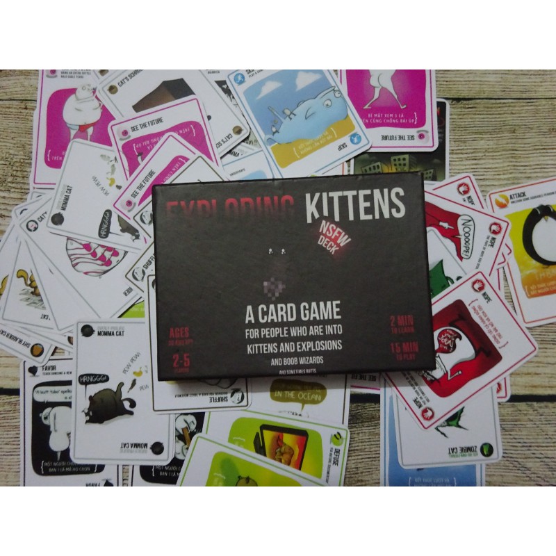 MÈO NỔ - EXPLODING KITTEN - BẢN 18+