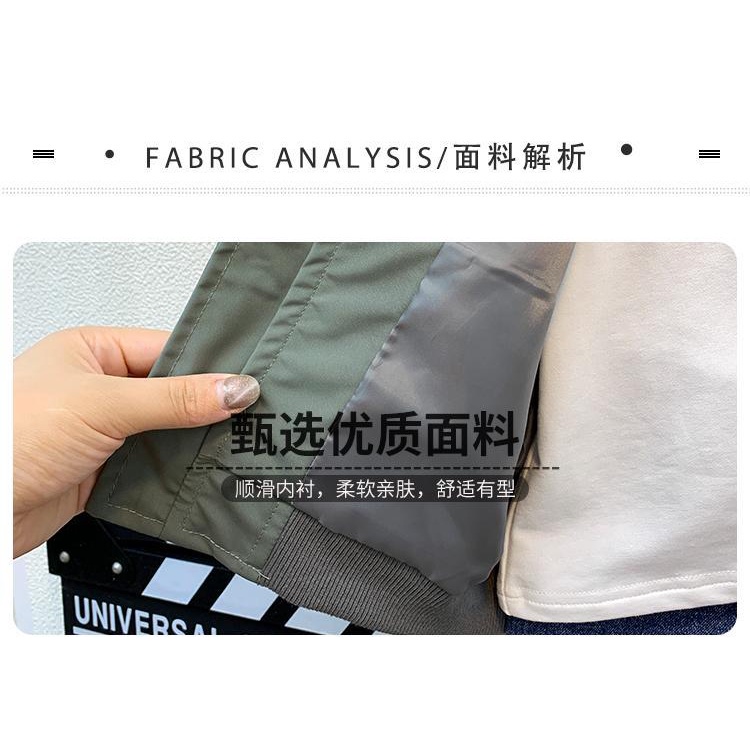 Áo khoác bóng chày phong cách Hàn Quốc mới cho bé trai 2021