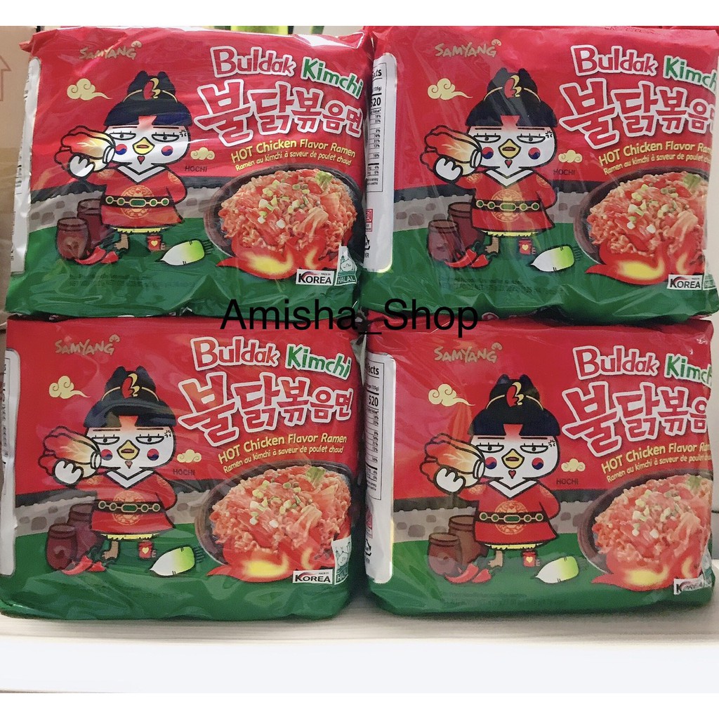 Mì gà cay khô kim chi samyang - HAN QUOC