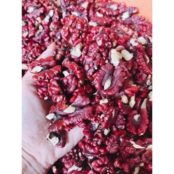 Nhân hạt óc chó đỏ Trần Anh Food - Nhân hạt óc chó 500g loại 1 thơm ngon sấy nguyên vị, hạt óc chó nướng vị mật ong