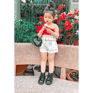 áo lệch vai cho bé (sẵn hàng)