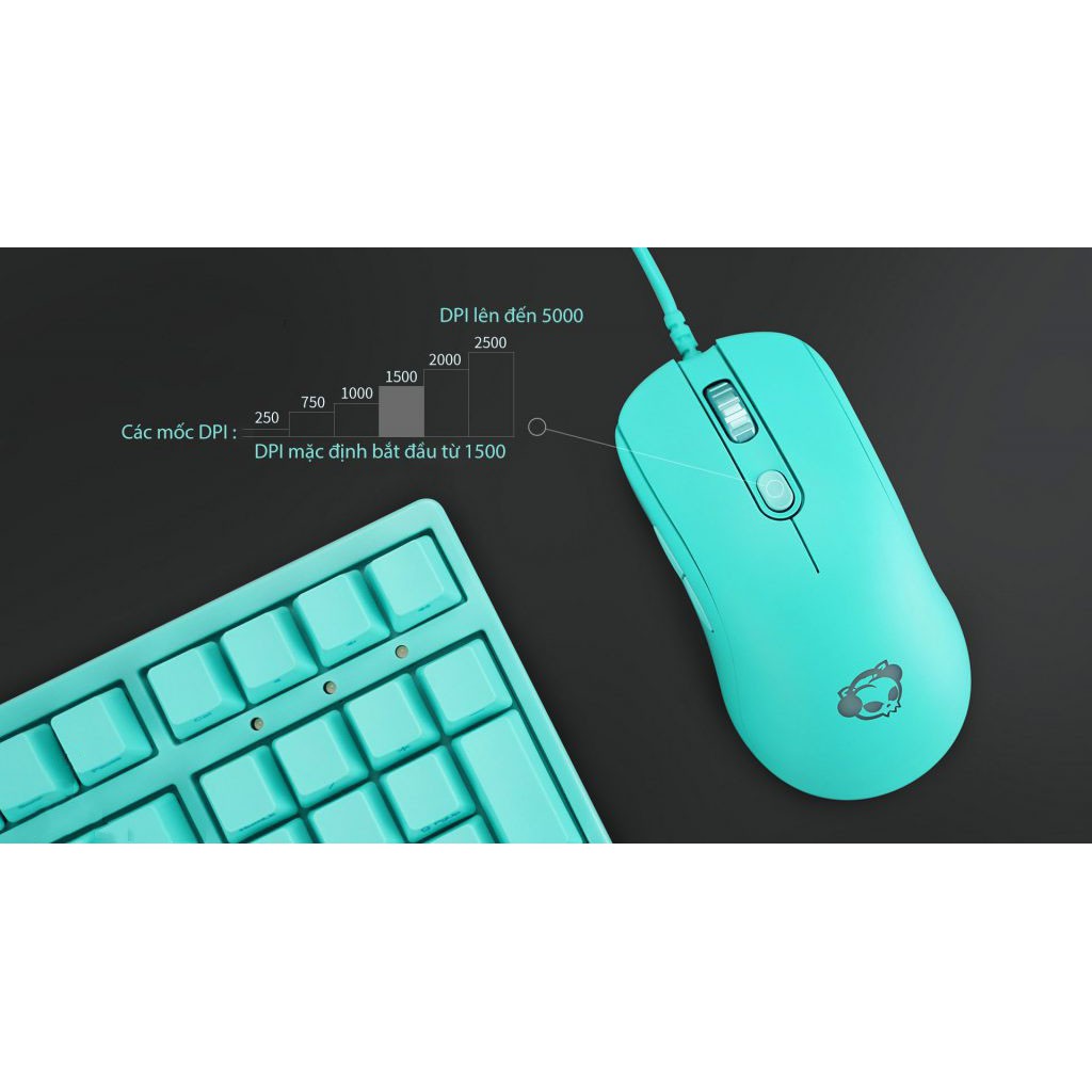 Chuột Akko AG325 Ambidextrous Gaming Mouse PWM3325