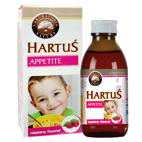 Siro ăn ngon Hartus' Appetite nhập khẩu Châu Âu - Trẻ hết biếng ăn, tăng cân nhanh (Lọ 150ml) (CHÍNH HÃNG)