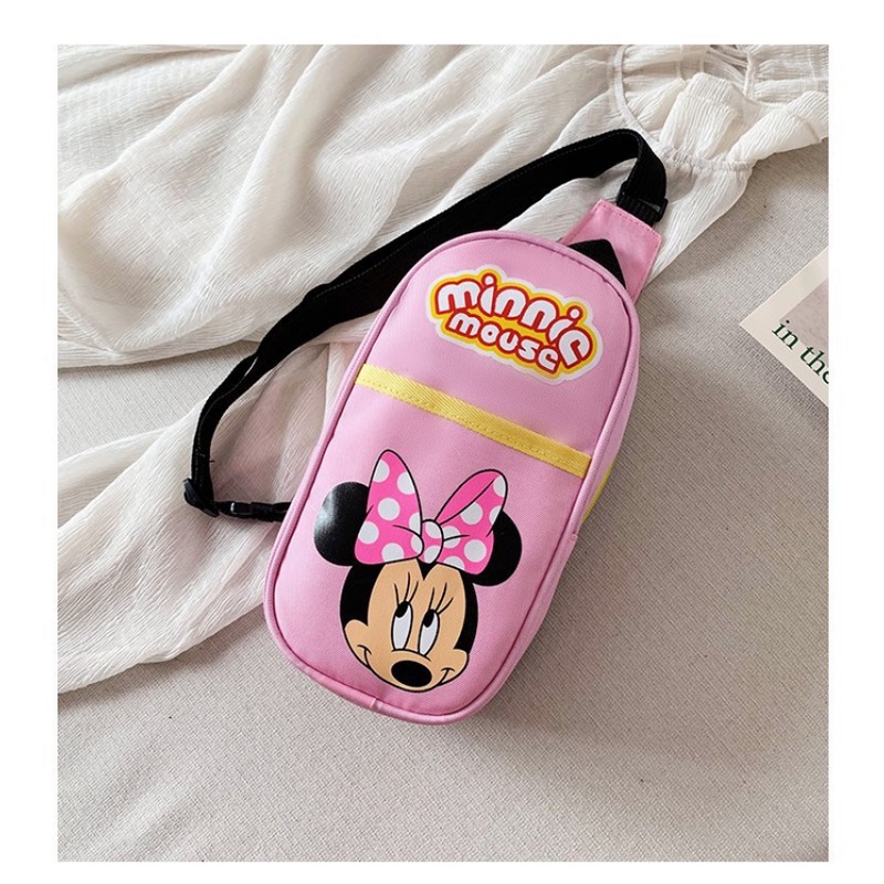 Túi Đeo Trước Ngực Vải Canvas In Hình Doraemon / Người Nhện / Mèo Máy / Mèo Máy Dễ Thương Cho Bé