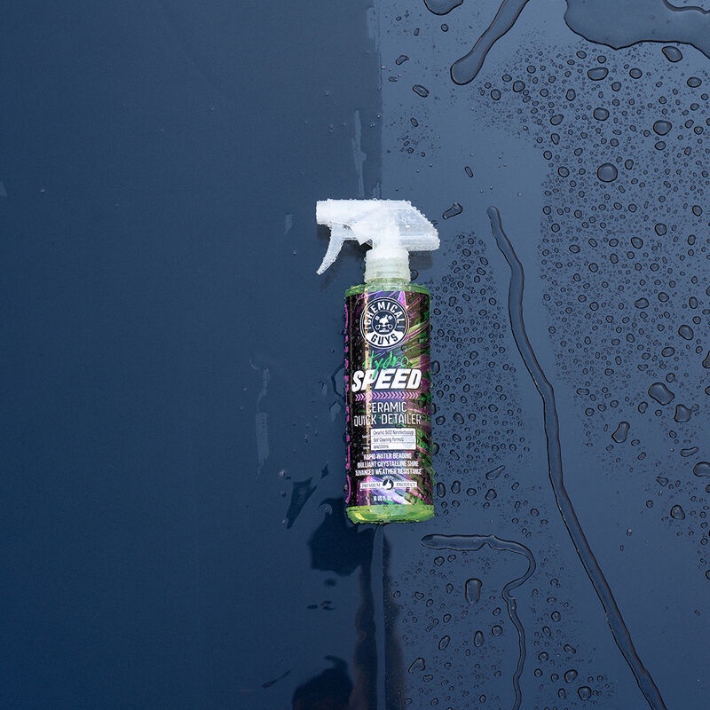 Dung dịch dưỡng Ceramic xe ô tô Chemical Guys Hydro Speed Ceramic Quick Detailer xịt bóng sơn, hiệu ứng lá sen - 478ml
