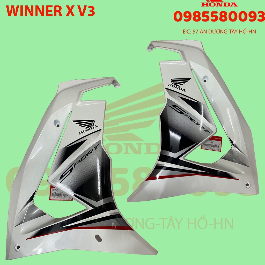 DÀN ÁO, BỘ VỎ, WINNER X V3 2022 MÀU TRẮNG