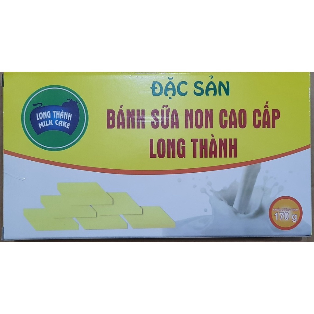 Combo 5 hộp bánh sữa NON nguyên chất MILK CAKE - đặc sản LONG THÀNH Đồng Nai 170gram/hộp