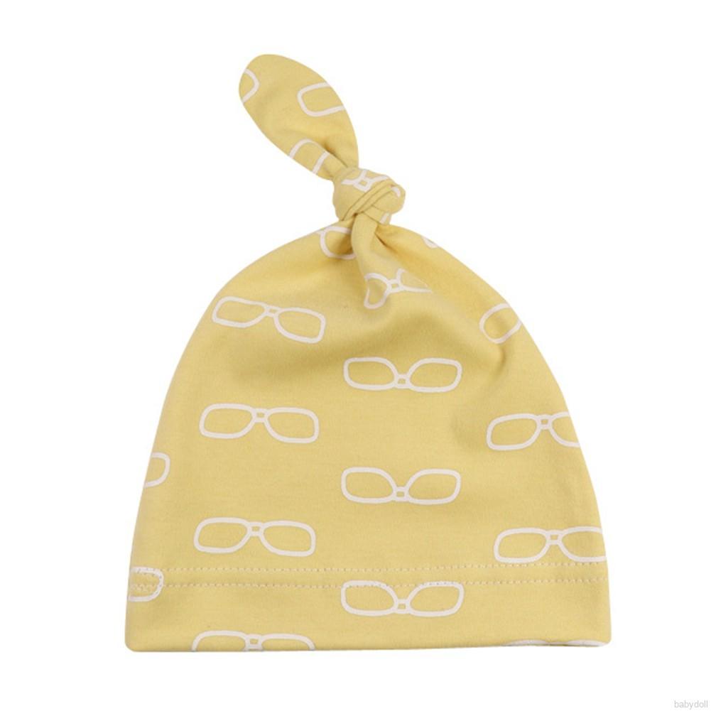 Mũ Cotton Một Lớp Mỏng Cho Bé Sơ Sinh 0-1 Tuổi