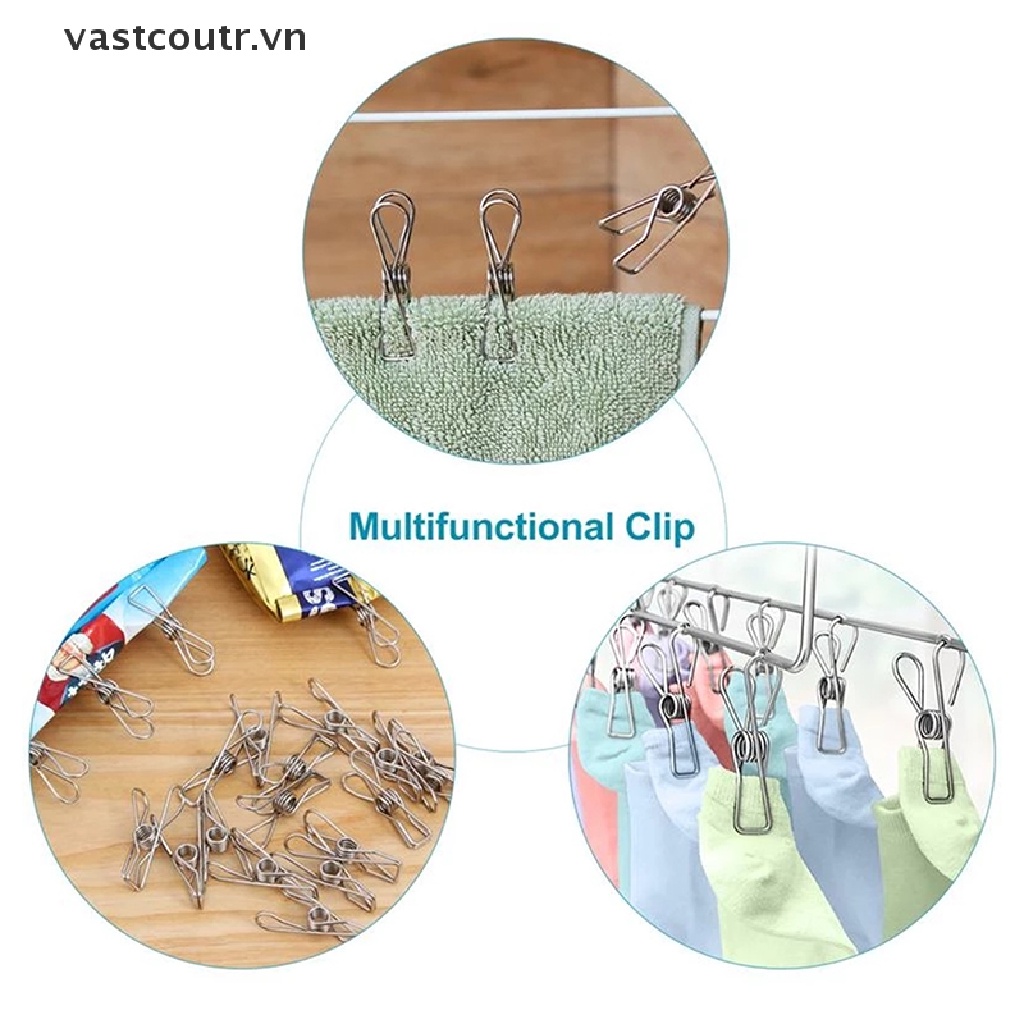 Set 20 Kẹp Phơi Quần Áo Chống Gió Tiện Dụng