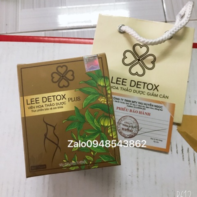 Viên hoa thảo dược Lee detox (bao hàng chuẩn cty tuyển sỉ giá tốt)