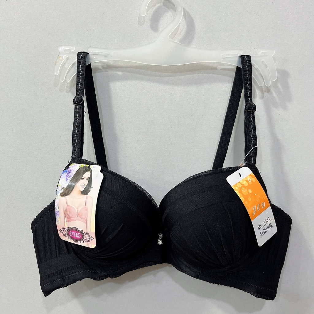 Áo lót nữ nâng ngực tạo khe Joy 9353 mút dày có gọng cúp xéo bản lưng 3 móc size 34, 36, 38