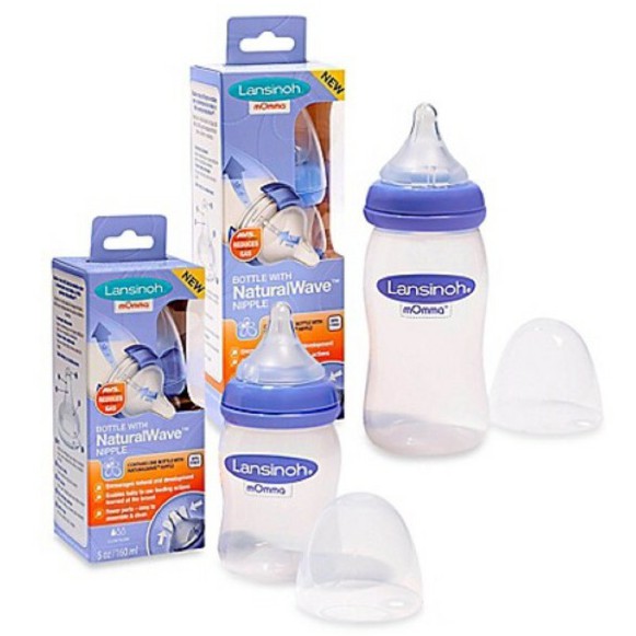 [NGUYÊN HỘP] Bình Sữa Lansinoh Momma 160ml/240ml Nhập Anh