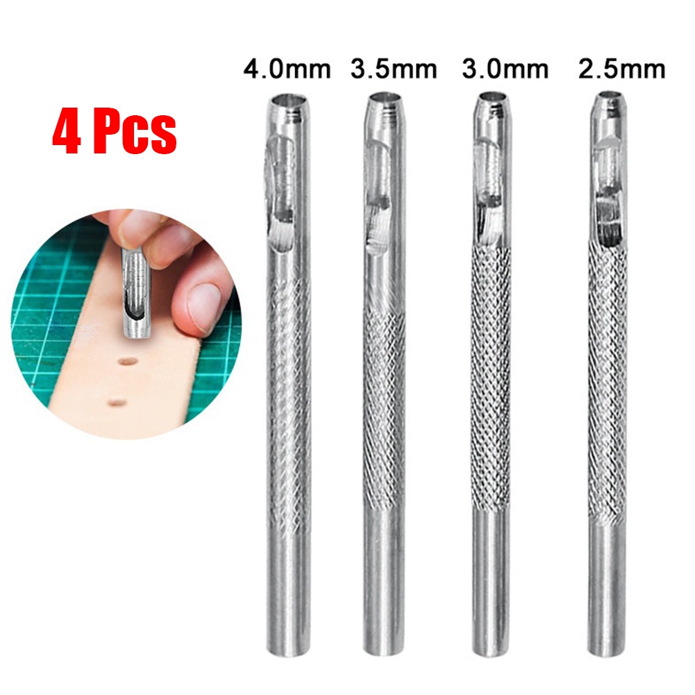 Bộ 4 Dụng Cụ Đục Lỗ Dây Nịt Da