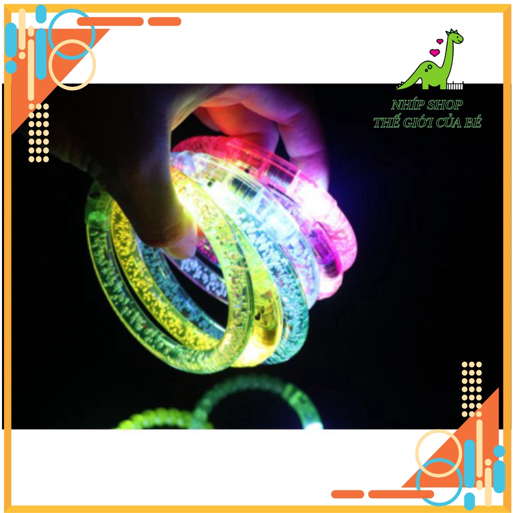 Vòng đeo tay có đèn LED phát sáng cho bé