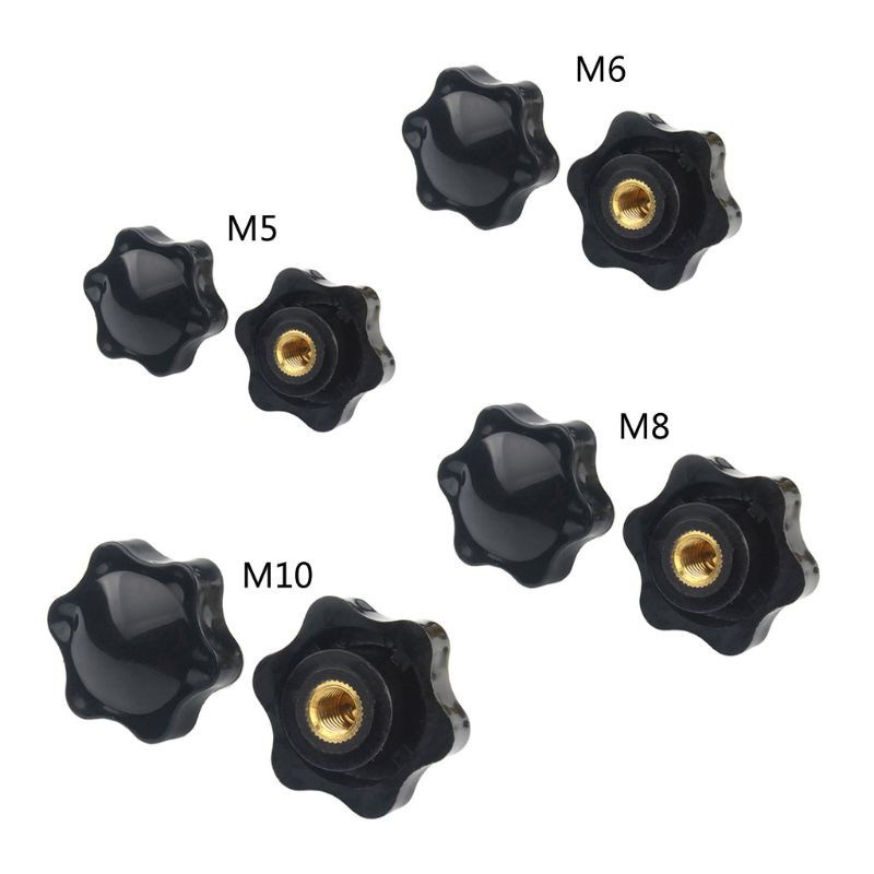 Set 10 Đai Ốc Hình Ngôi Sao M5 M6 M8 M10