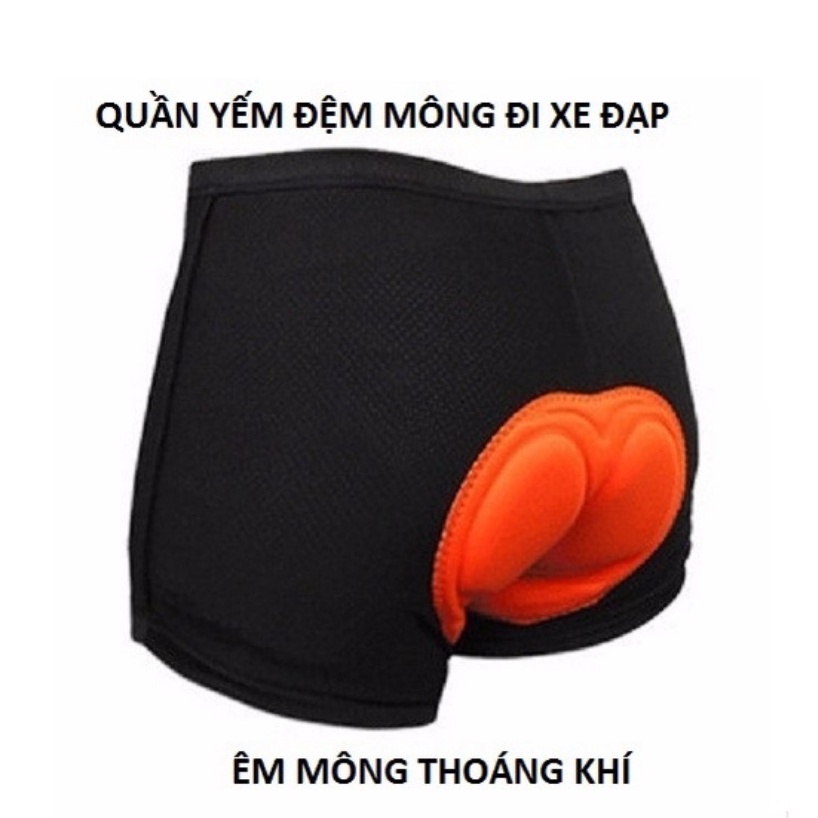 Quần Yếm Đệm Mông Đi Xe Đạp Sooner Quần Đi Xe Đạp Thể Thao Cho Nam Nữ Có Lỗ Thông Hơi 159K