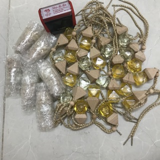 Combo treo tinh dầu mùi sả chanh, bạc hà