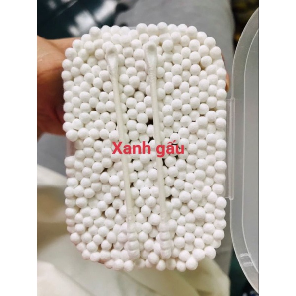 Tăm bông Vcool đa năng cho bé hộp 200 cây, 400 cây cao cấp