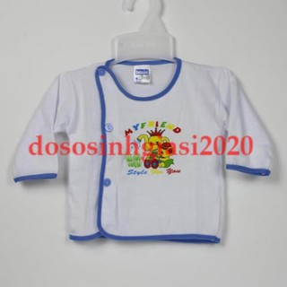 Áo sơ sinh tay dài bác sĩ trắng Bossini cho bé(2-12kg)