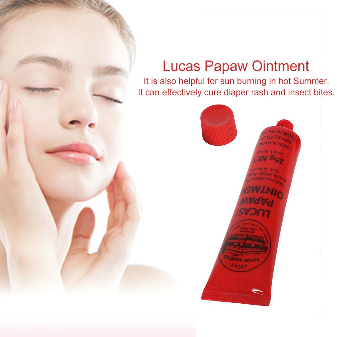 (Hàng Mới Về) Thuốc Mỡ Dưỡng Môi Đa Năng Lucas Papaw 25g