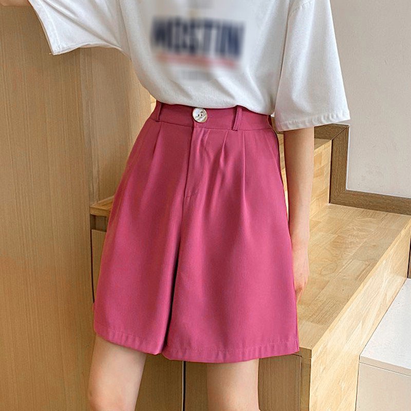 Quần Đùi Nữ Lưng Cao Phong Cách Hàn Quốc