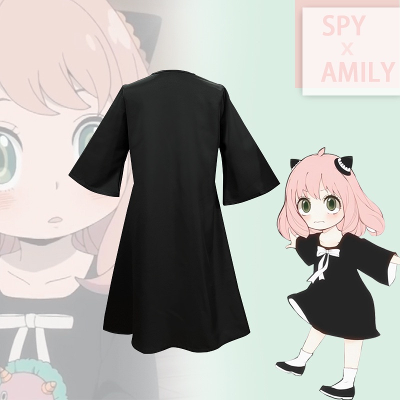 Đầm Cosplay Nhân Vật Anya Forger Trong Manga SPY×FAMILY