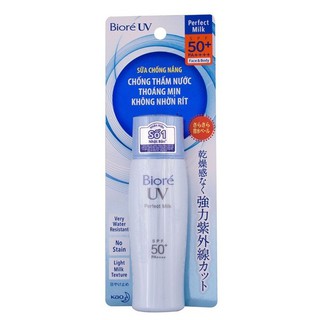🌹 Sữa Chống Nắng Biore Perfect Milk Chống Thấm Nước SPF 50+/PA++++ 40ml