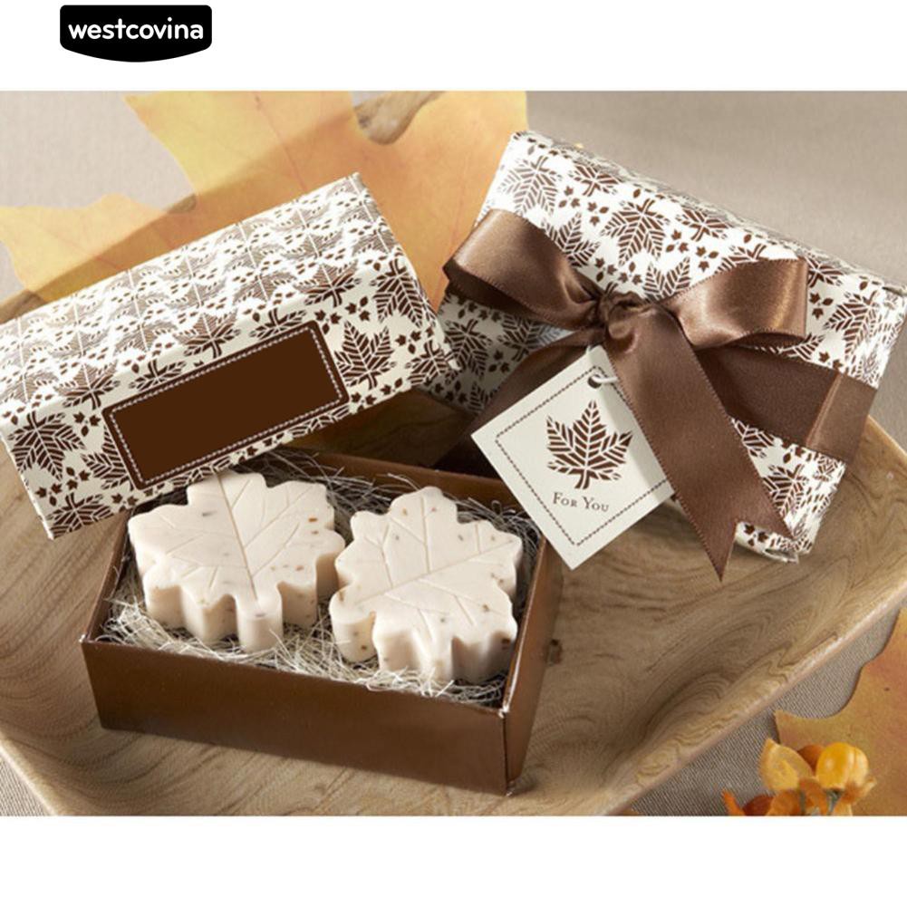 Hộp Quà Tặng Xà Phòng Tắm Hình Lá Phong Có Mùi Thơm | BigBuy360 - bigbuy360.vn