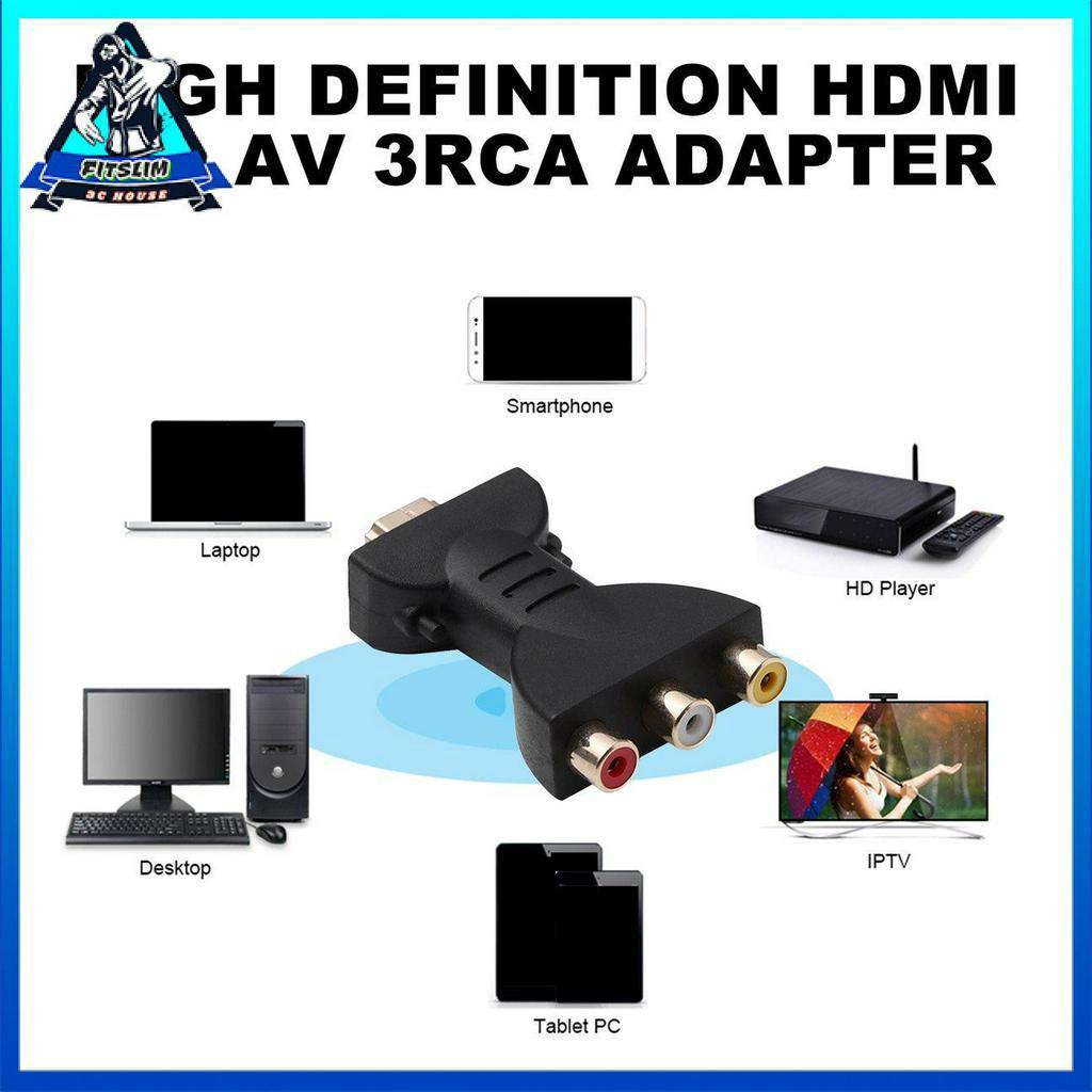 Bộ Chuyển Đổi Tín Hiệu Hdmi Sang 3 Rca Chuyên Dụng