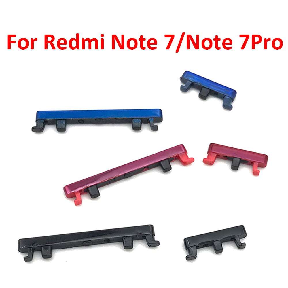 Set 2 Nút Nguồn Thay Thế Cho Xiaomi Redmi Note 7 Pro Note 9 Pro 9s Note 8 Pro