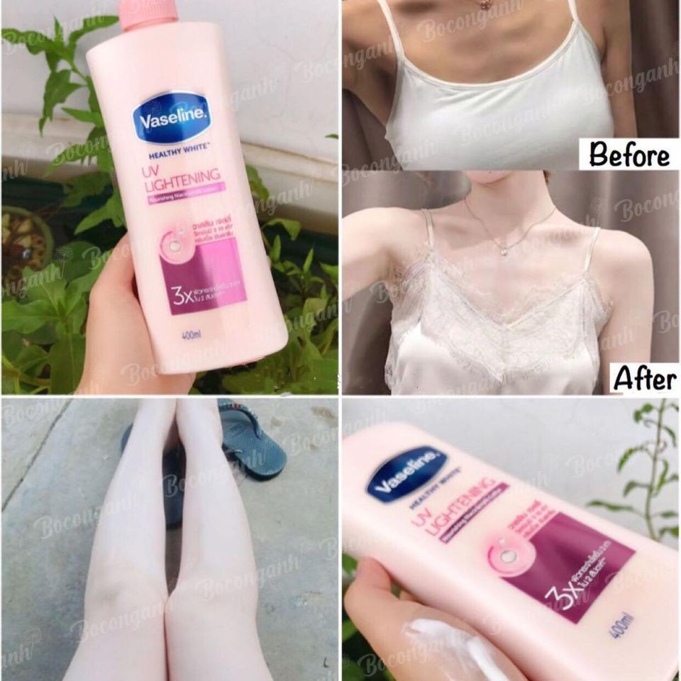 DƯỠNG THỂ VASELINE 3X THÁI LAN DẠNG VÒI 400ML