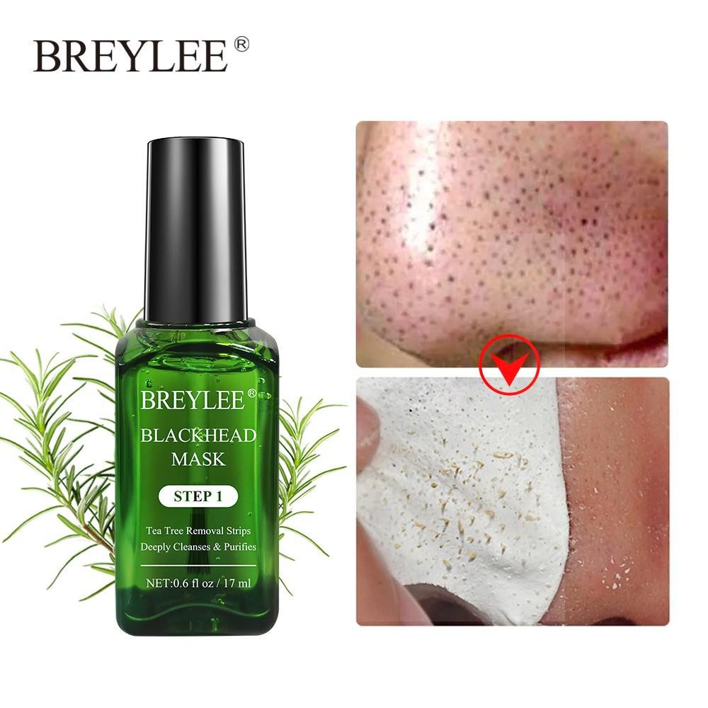 BREYLEE Step 1 Tinh Chất Lột Mụn  Loại Bỏ Mụn Cám Ngăn Ngừa Mụn Đầu Đen Chiết Xuất Cây Trà 17ml