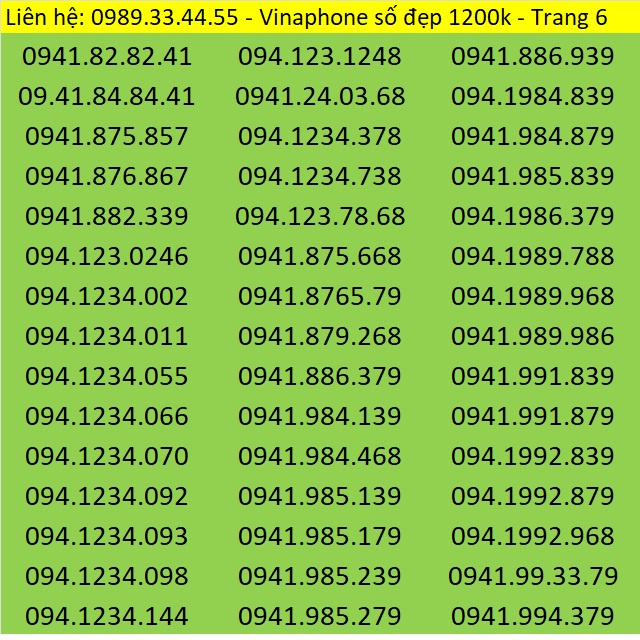 Sim Số Đẹp Vinaphone