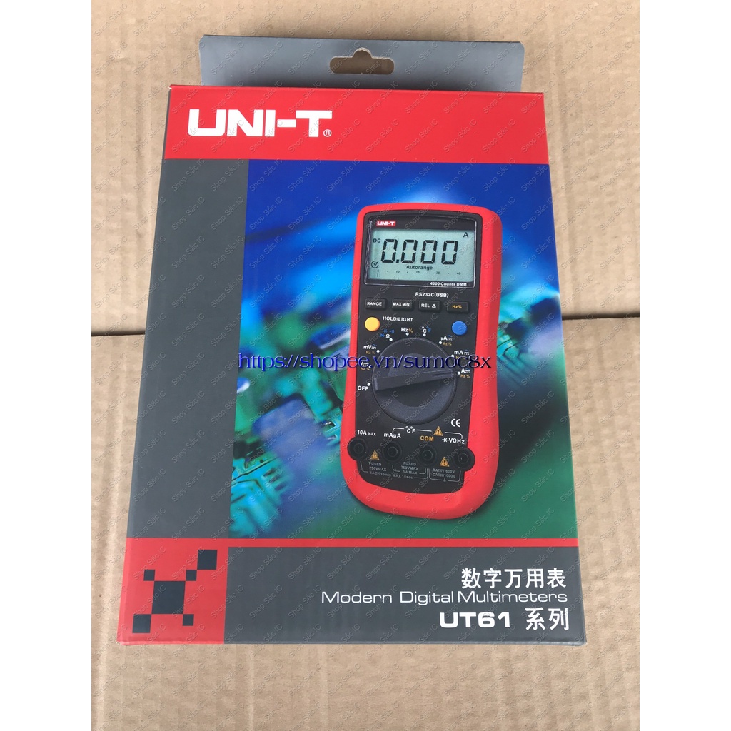 Đồng hồ UT61E chuyên dụng cho thợ sữa chữa PC LAPTOP VGA
