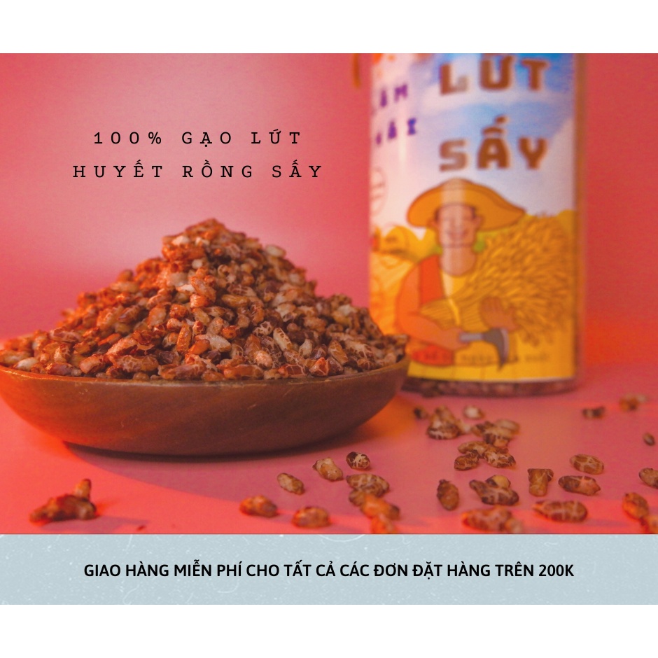 Hủ gạo lứt sấy Lâm Thái vị rong biển 300g - Chuẩn 100% gạo lứt huyết rồng [CỰC NGON & DINH DUỠNG] ăn vặt, ăn kiêng | BigBuy360 - bigbuy360.vn