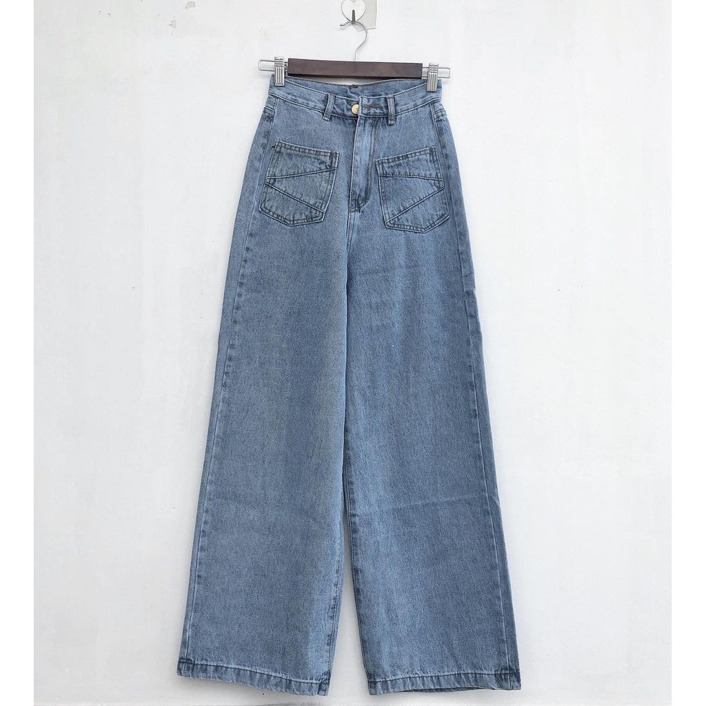 Quần Jeans Túi Trước ZicZac Cách Điệu Cá Tính - Mã J08