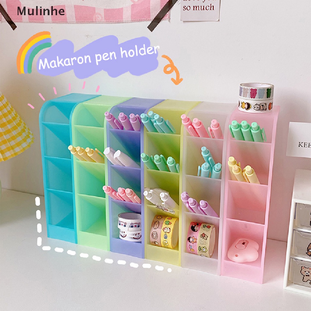 Khay đựng bút 4 ngăn tùy chọn màu sắc dễ thương