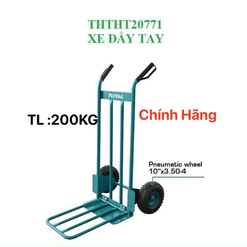 TOTAL Xe đẩy hàng bằng tay THTHT20771 (Cam kết Chính Hãng 100%)