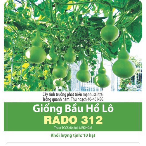 Hạt Giống Bầu Hồ Lô Năng Suất Cao (10 Hạt)