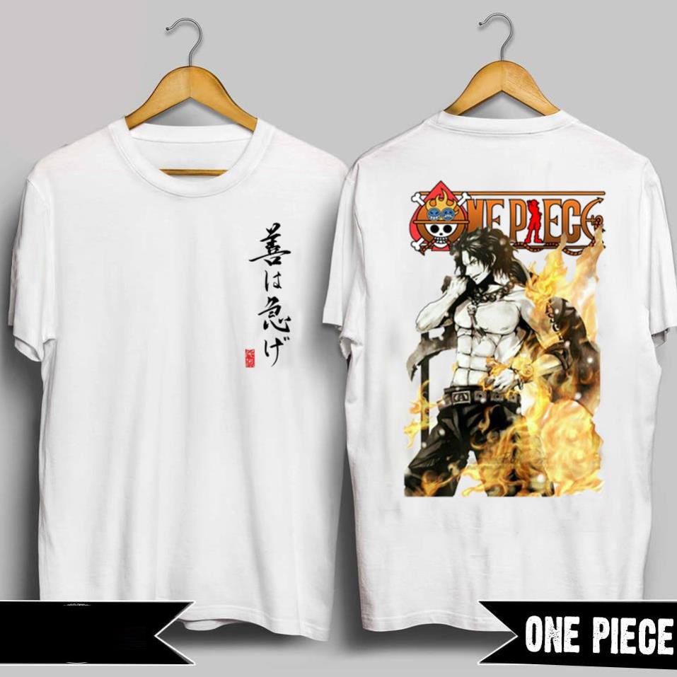 HOT- Áo Thun Hỏa Quyền Portgas D. Ace Cực Đẹp | Đảo Hải Tặc One Piece Tshirt - áo siêu chất