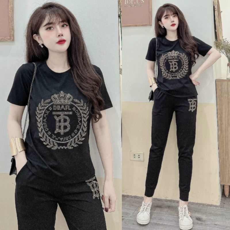 Đồ bộ nữ thời trang ép đá sang trọng