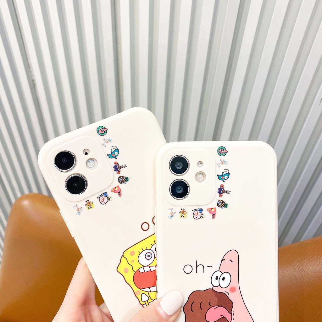 Ốp lưng iphone Ooh Ooh cạnh vuông in hình viền 5/5s/6/6plus/6s/6splus/7/7plus/8/8plus/x/xr/xs/11/12/pro/max/plus/promax | BigBuy360 - bigbuy360.vn