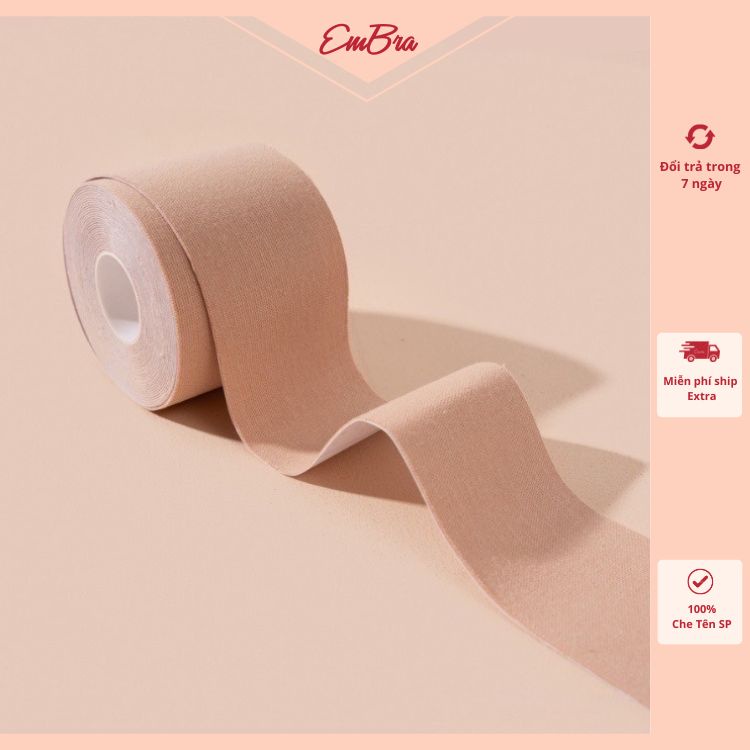 Cuộn dán ngực Embra nâng ngực tự dính, thoáng khí tiện lợi EBPK10
