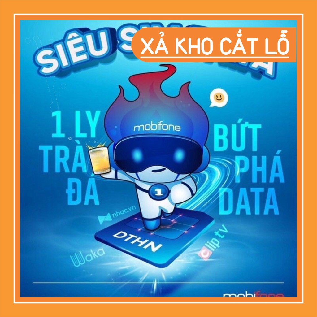 SIM 4g MOBiFONE với 4gb/ngày giá chỉ 50k. Sim sử dụng năm.