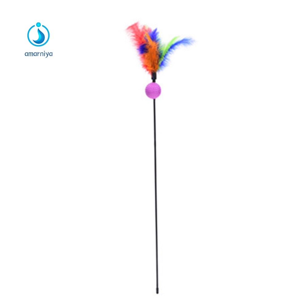 Đồ Chơi Que Gắn Lông Vũ Tương Tác Với Mèo Cưng