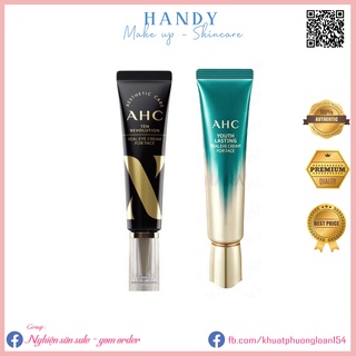 Chính hãng | Kem Mắt AHC Time Rewind Real Eye Cream For Face tuýp xanh