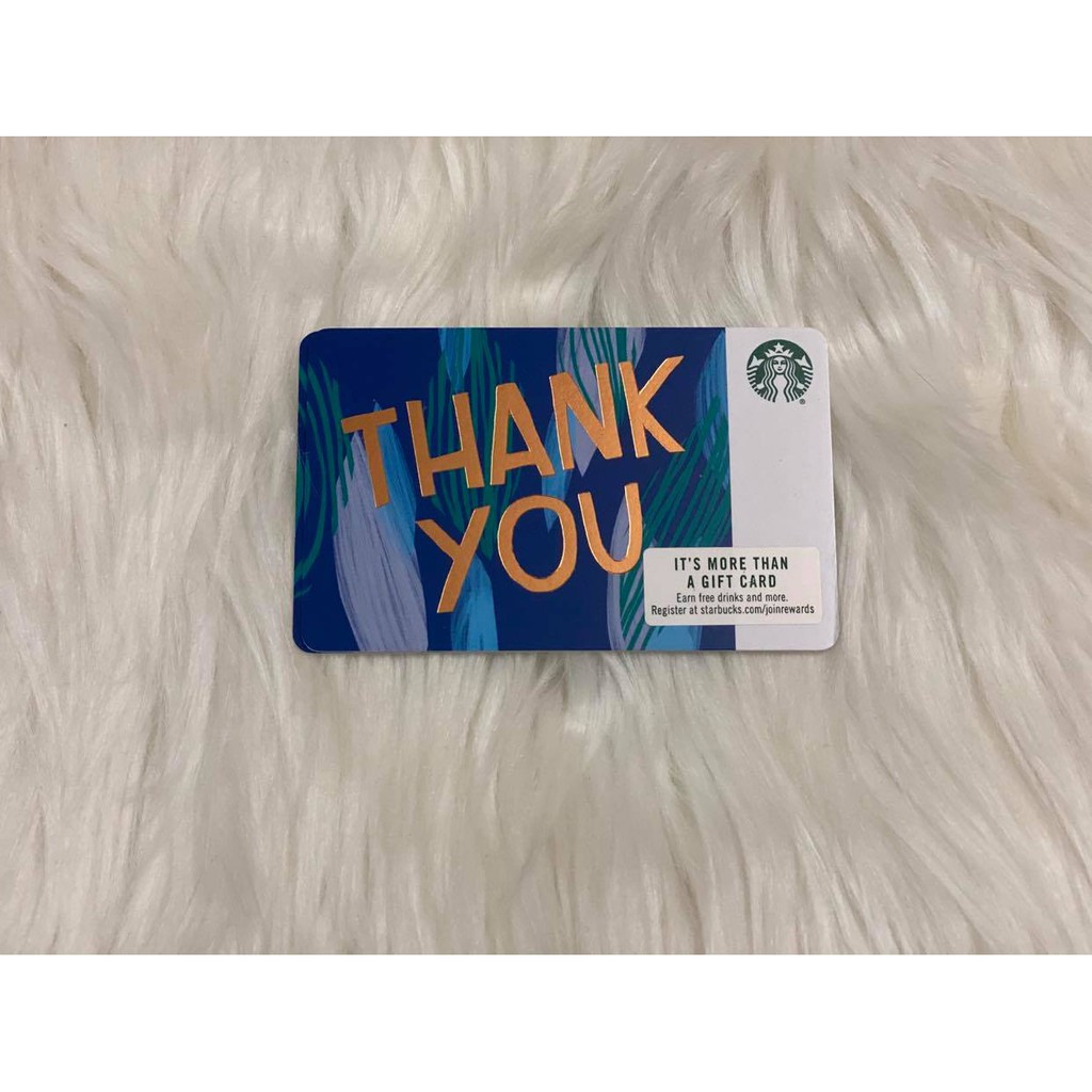 Thẻ Starbucks Us - phiên bản Thank you