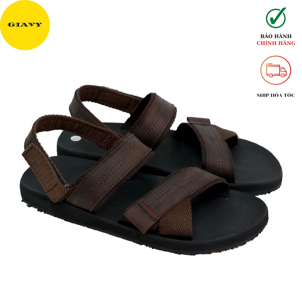 Giày sandal nam, sandal quai da thời trang ST094 - GIÀY GIAVY