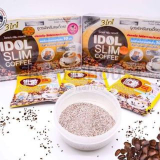 Cà phê giảm cân IDOL SLIM COFFEE 3In1 mẫu mới 2019